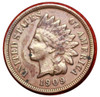 Set of 4 Coaters 1909 Indian Head Penny