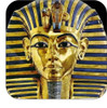 Set of 4 Coaters King Tut