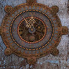 Set of 4 Coaters Steampunk Clock