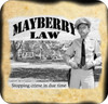 Set of 4 Coaters Stopping Crime In Mayberry Barney Fife