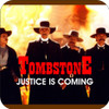 Set of 4 Coaters Tombstone Justice Is Coming Wyatt Earp