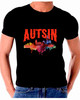 Skyline Watercolor Art For Austin T shirt