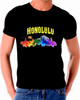 Skyline Watercolor Art For Honolulu T shirt
