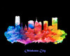 City Of Oklahoma City Bk Watercolor Skyline Art