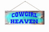 Cowgirl Wood Sign