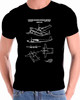 Howard Hughes Airplane  Diagram Drawing Patent  T  shirt