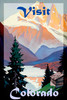 Visit Colorado Travel Poster