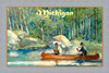 Michigan Fishing Travel Poster