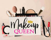 Makeup Queen Cosmetic makeup bag Pouch  All Linen