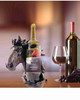 Horse  8 "L  Wine Rack and Bottle Holder