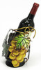Grape adn leaf Art  Wine Rack and Bottle Holder