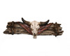 Cow Skull Draw Pulls Old West Style 6 inch wide Table top items Wild Life Art