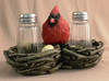 Cardinal Bird Salt and Pepper Shaker  Old West Style  Wild Life Art