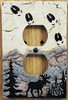 Moose Art Dual Wall Socket Wall Outlet