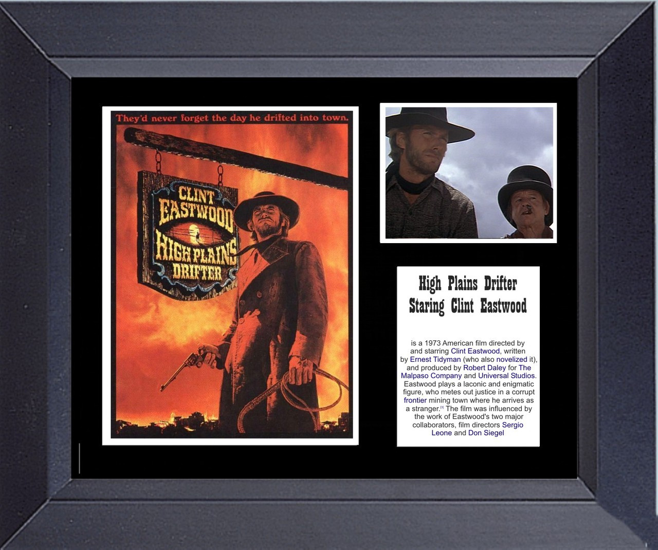 High Plains Drifter Framed Print