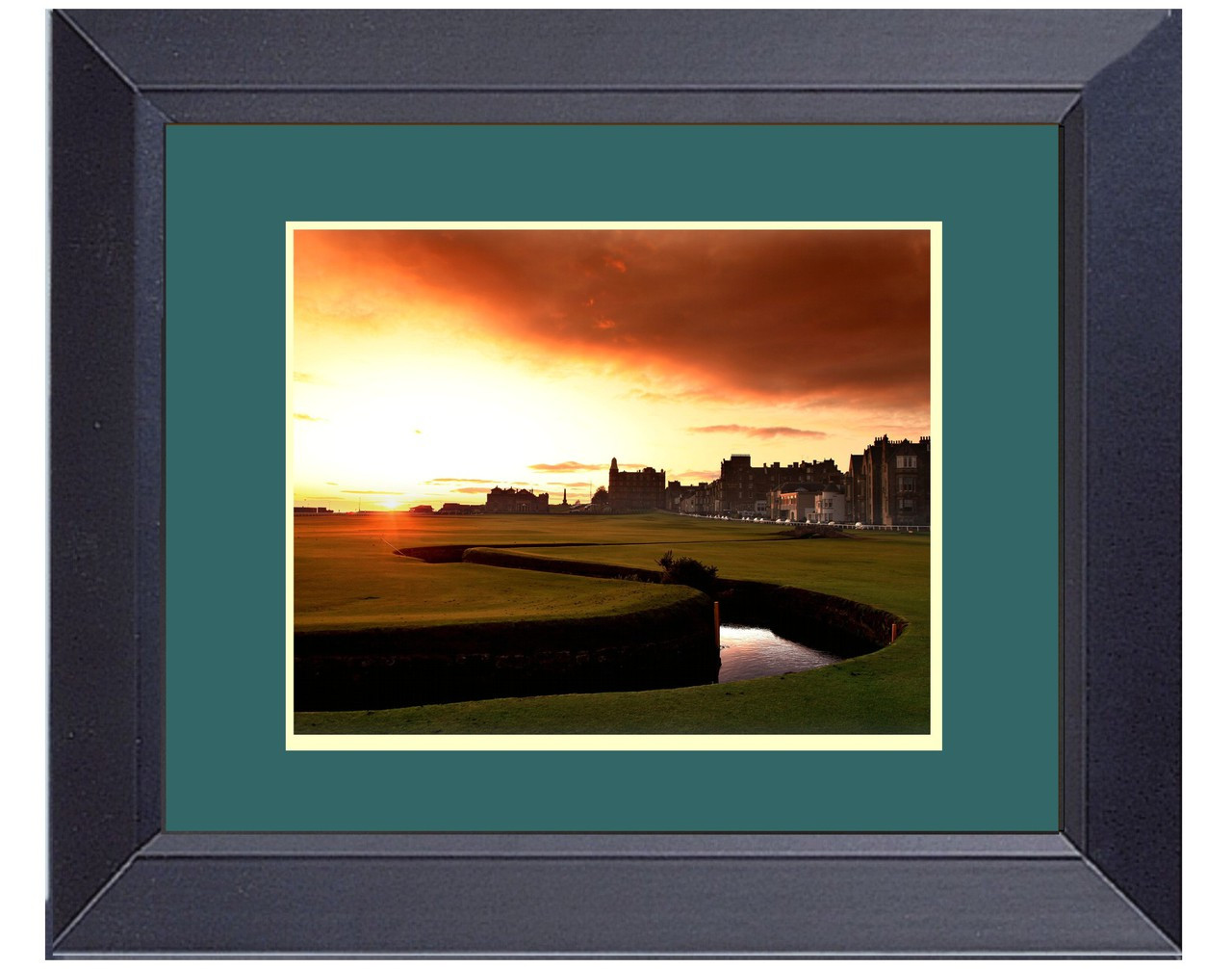 Royal and Ancient Golf Club At. St. Amdrews Home Of Golfs Open Framed Golf Wall Décor Art 14 x 17 Framed Print