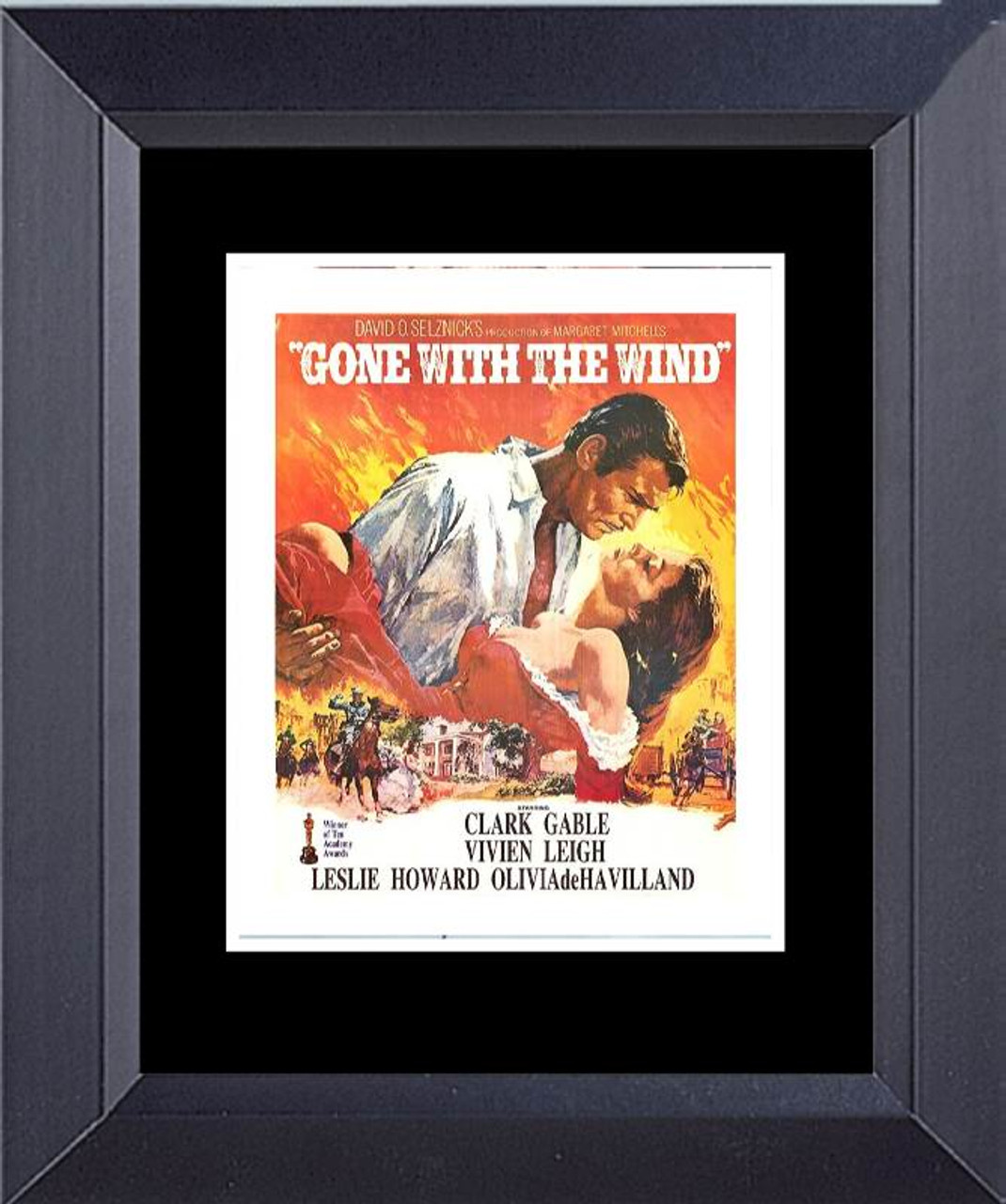 Gone With The Wind Framed Art Photograph Print Framed Print