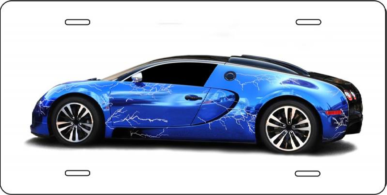 Blue Bugatti Veyron Sports Car 2012   Auto