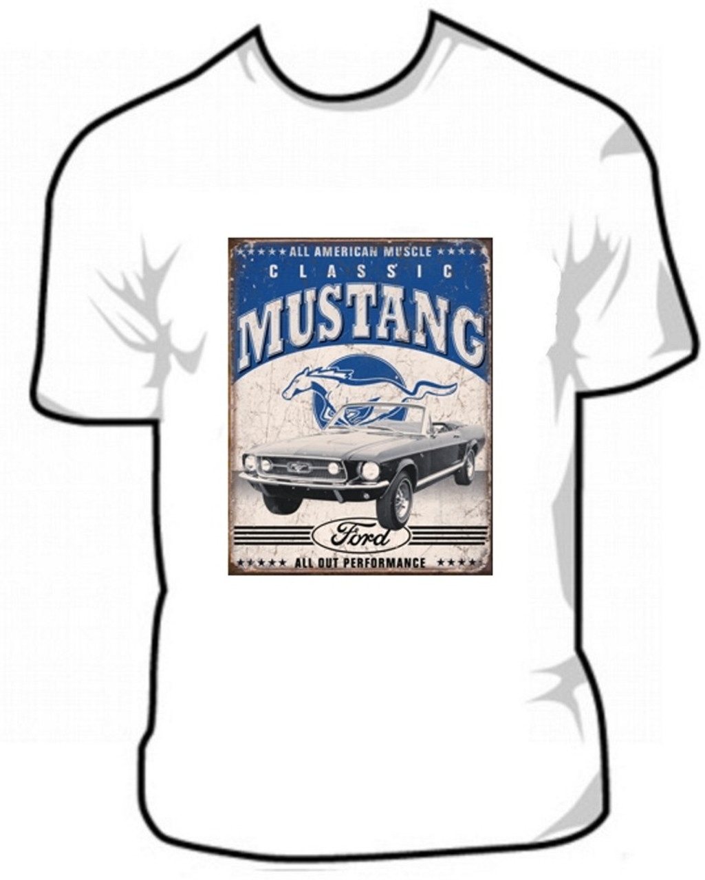 Classic Mustang Car 1965 T Shirt