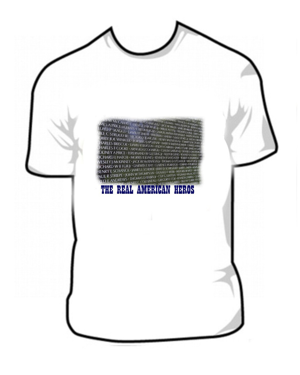 Heroes On The Wall Vietnam T Shirt