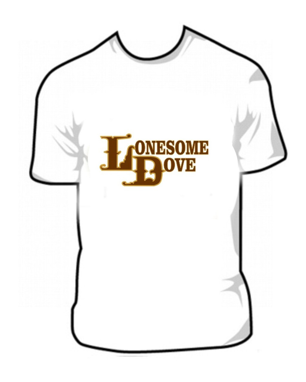 . Lonesome Dove Logo Large T Shirt