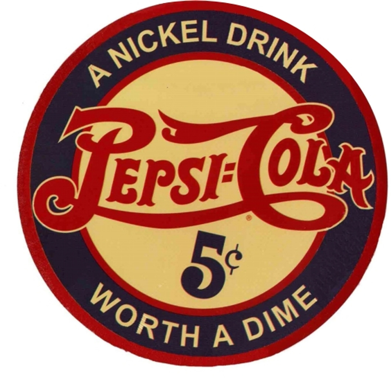 Pepsi Cola 5 Cent A Bottle Christmas  Ornament