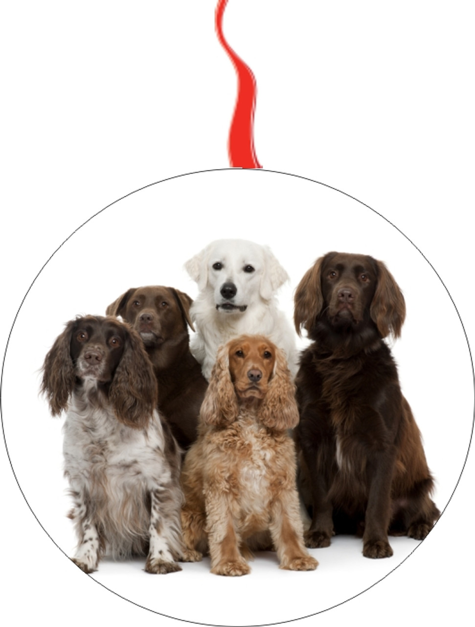 Rescue A Dog Christmas  Ornament