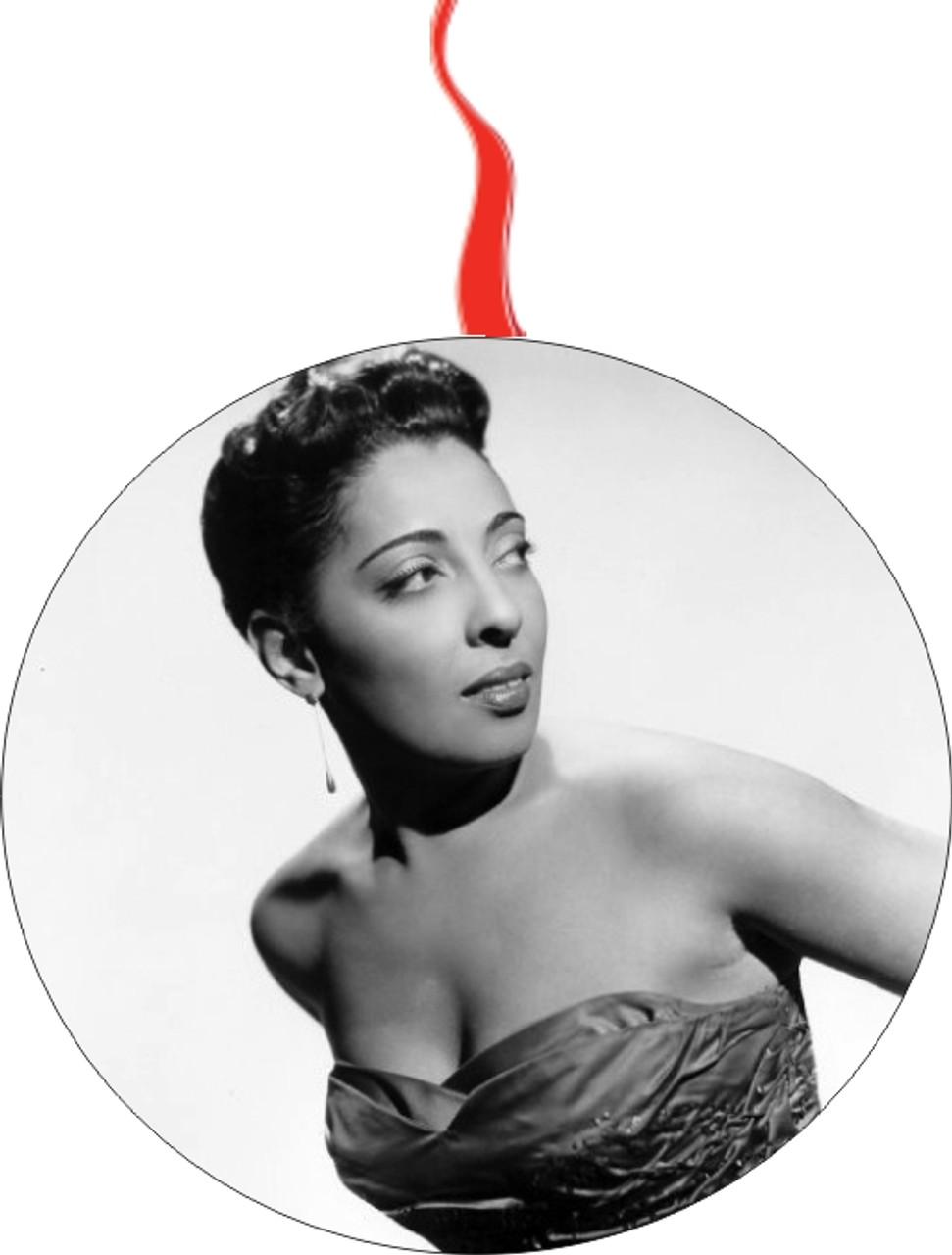 African American 1940s-Carmen-Mercedes-Mcrae Christmas  Ornament