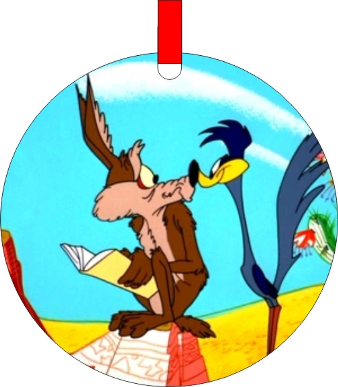 Coyote In The Road Runner Christmas  Ornament