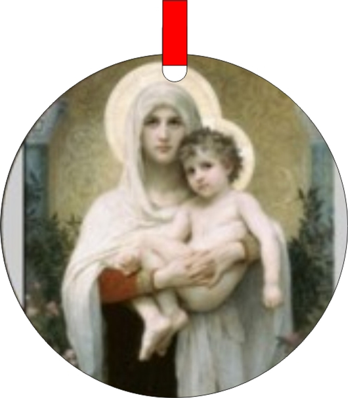 Madonna And Child Christmas  Ornament