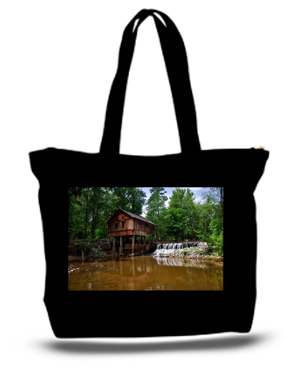 XXL Tote Bag Waterfall By The Old Mill Stream