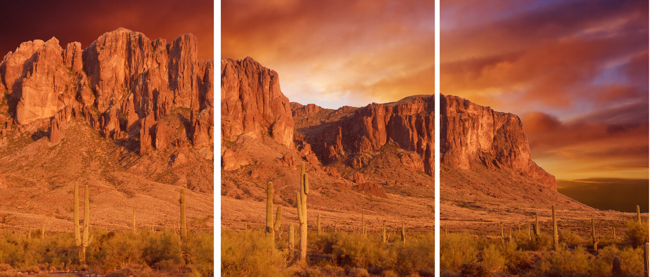 Arizona - Superstition Mountains at Sunset