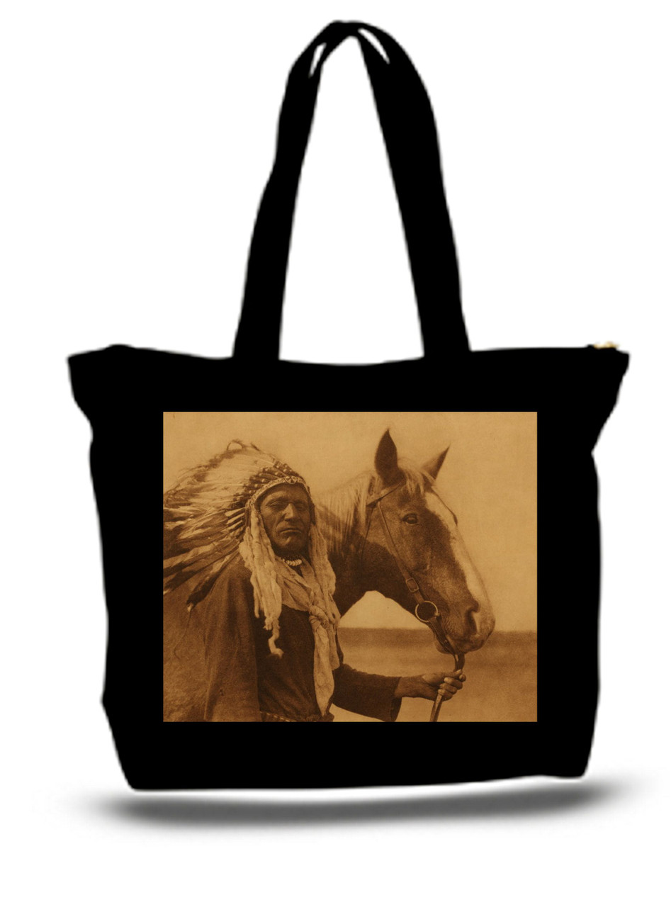 Blackfoot City and State Skyline Watercolor Tote Bags