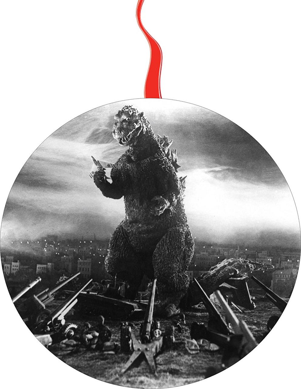 Godzilla 8 Christ Ornament