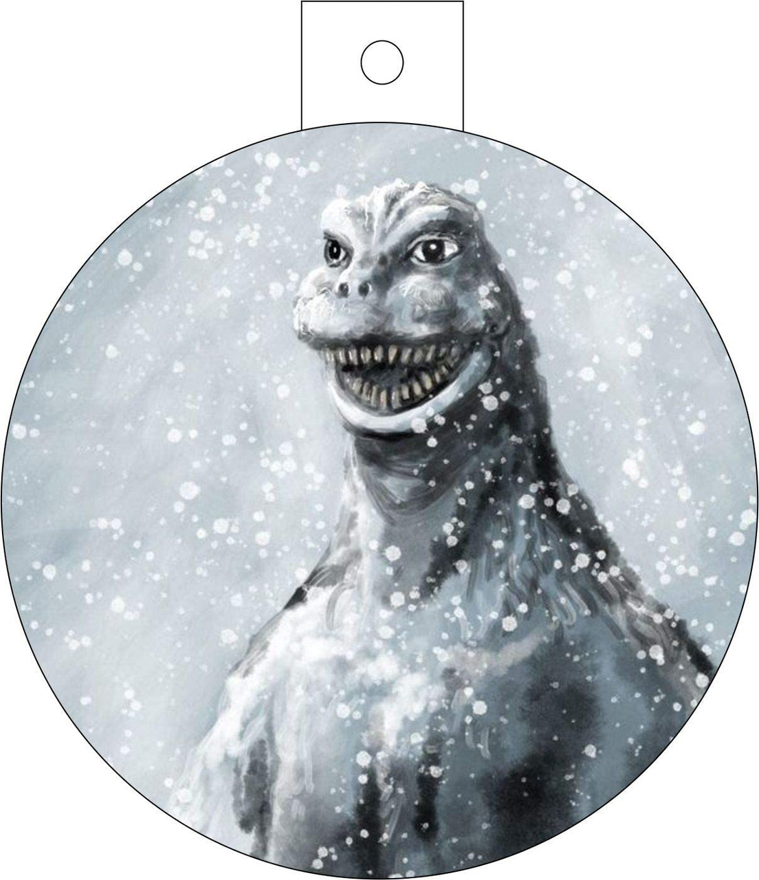 Godzilla Snow Christmas Ornament
