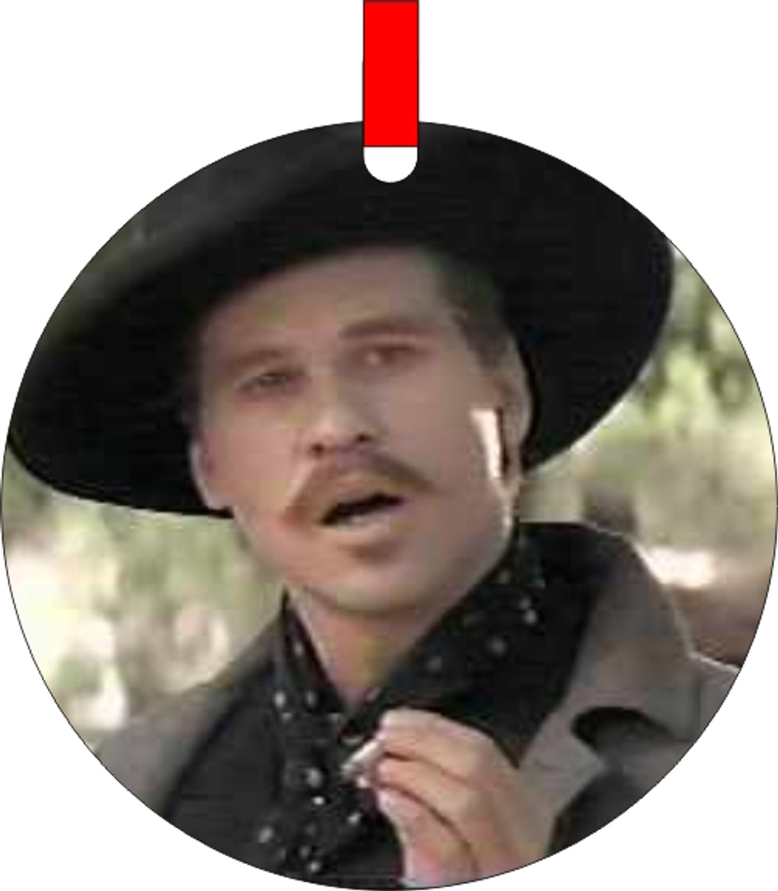 Doc Holiday Christmas Ornament