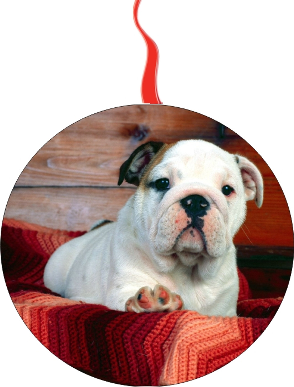 Bulldog Pet Christmas Ornament