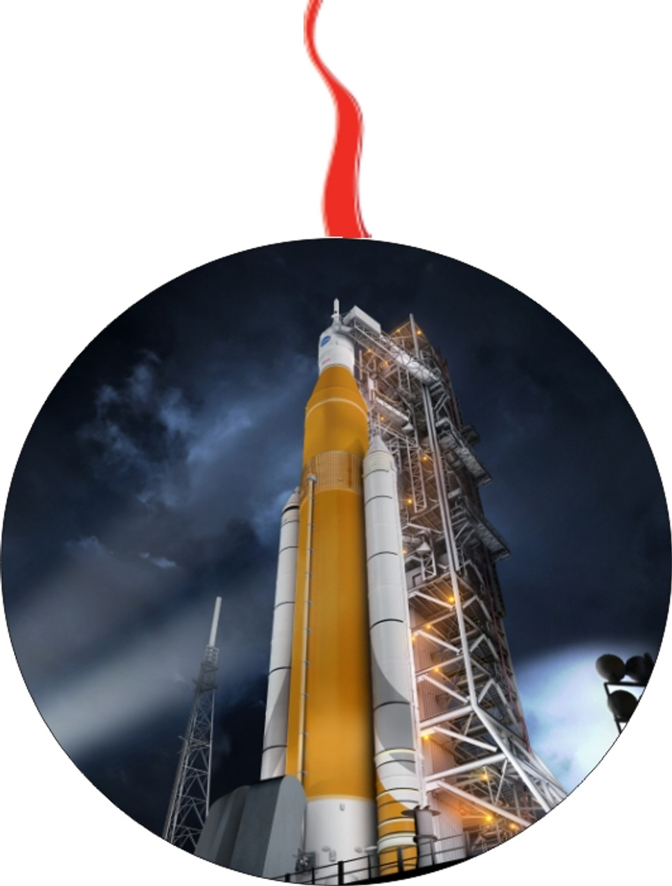 Nasa Rocket Christmas Ornament