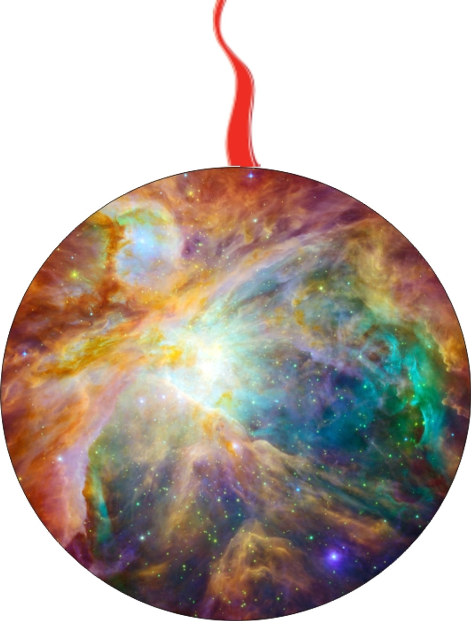 Hubble Telescope The Cosmic Cloud Orion Nebula - 1,500 Light-Years Away From Earth Christmas Ornament