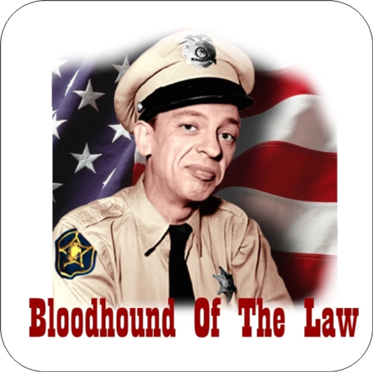 Set of 4 Coaters barney fife bloodhoud of the law.jpg