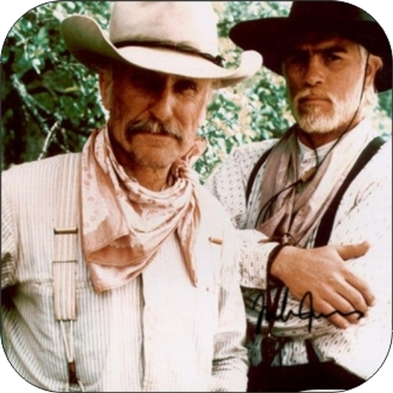 Set of 4 Coaters Lonesome Dove Gus And Call