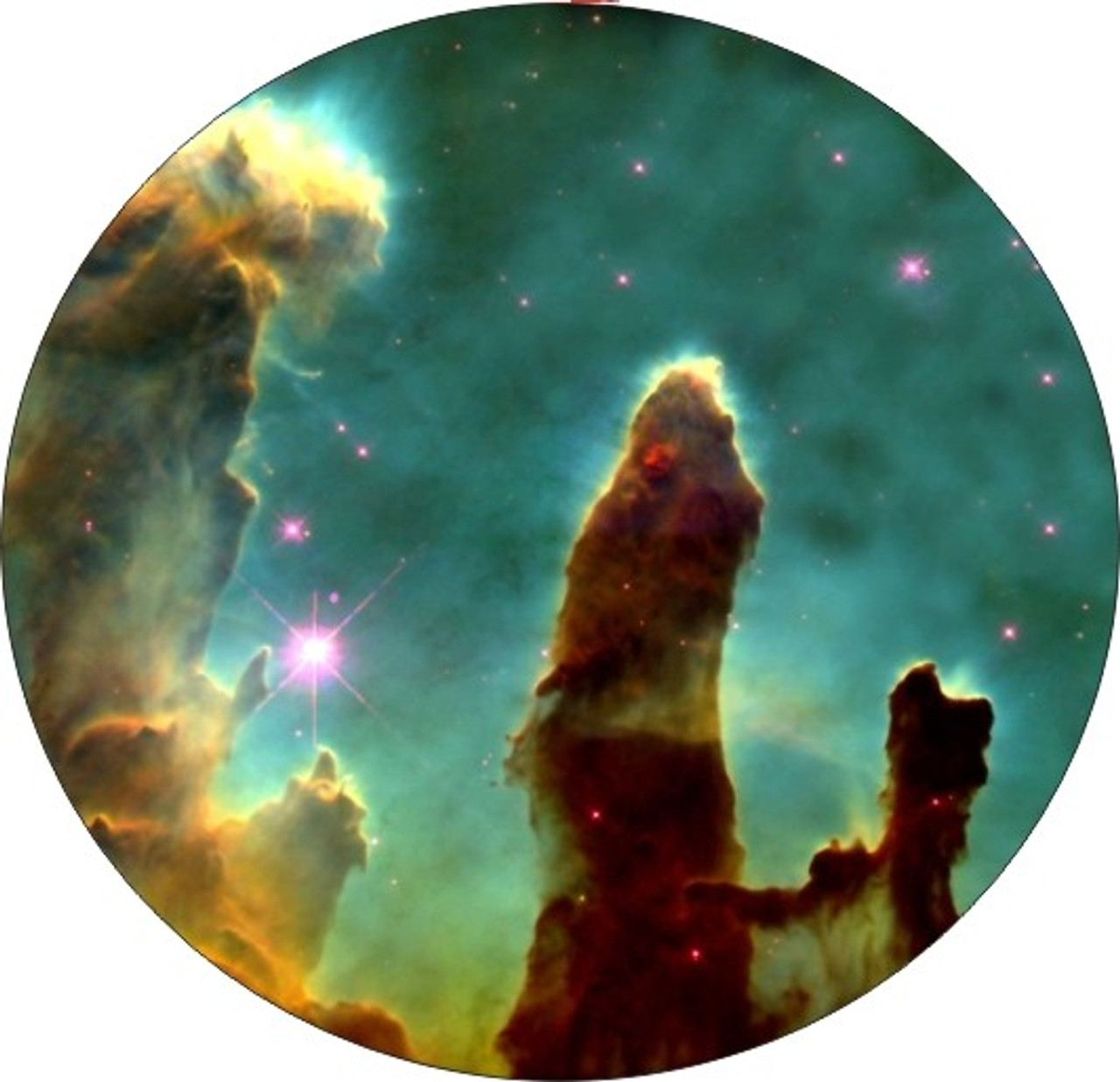 Set of 4 Coaters Hubble Space Telescope