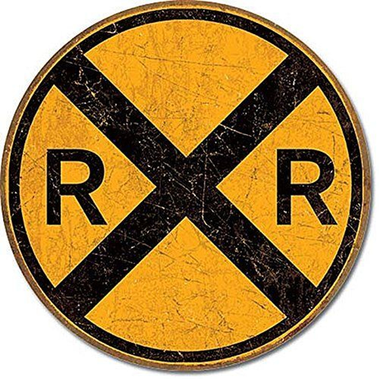 Set of 4 Coaters Rail Road Sign