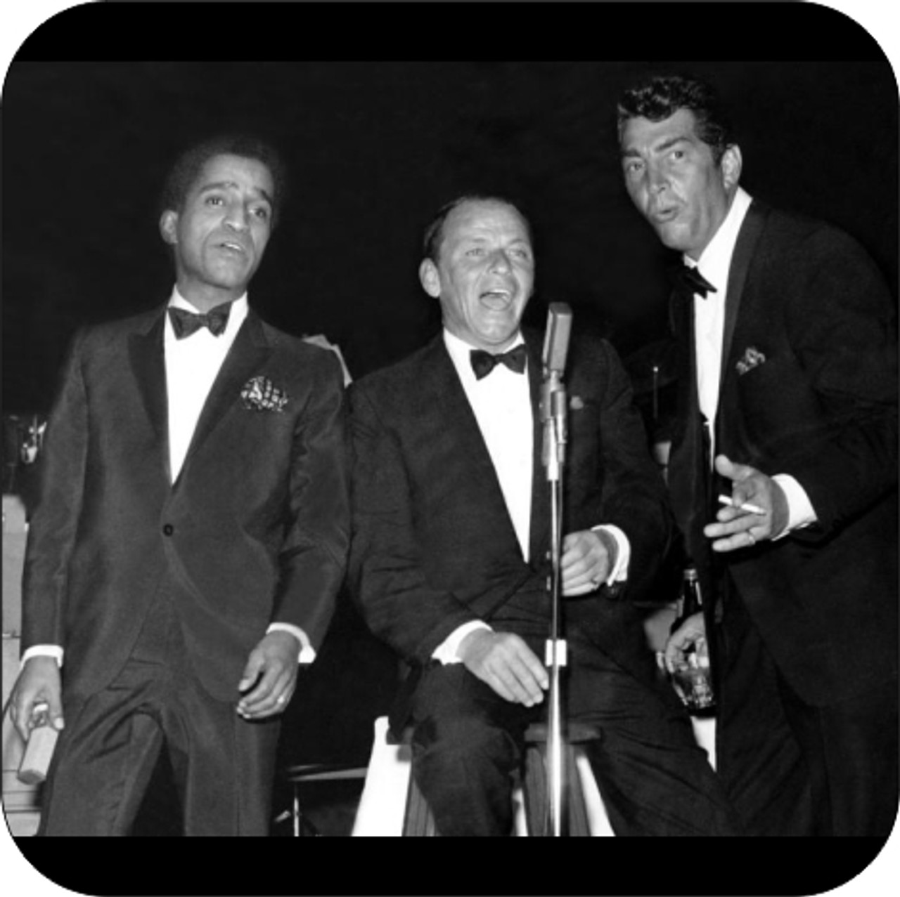 Set of 4 Coaters Rat Pack Sinatra Davis Martin