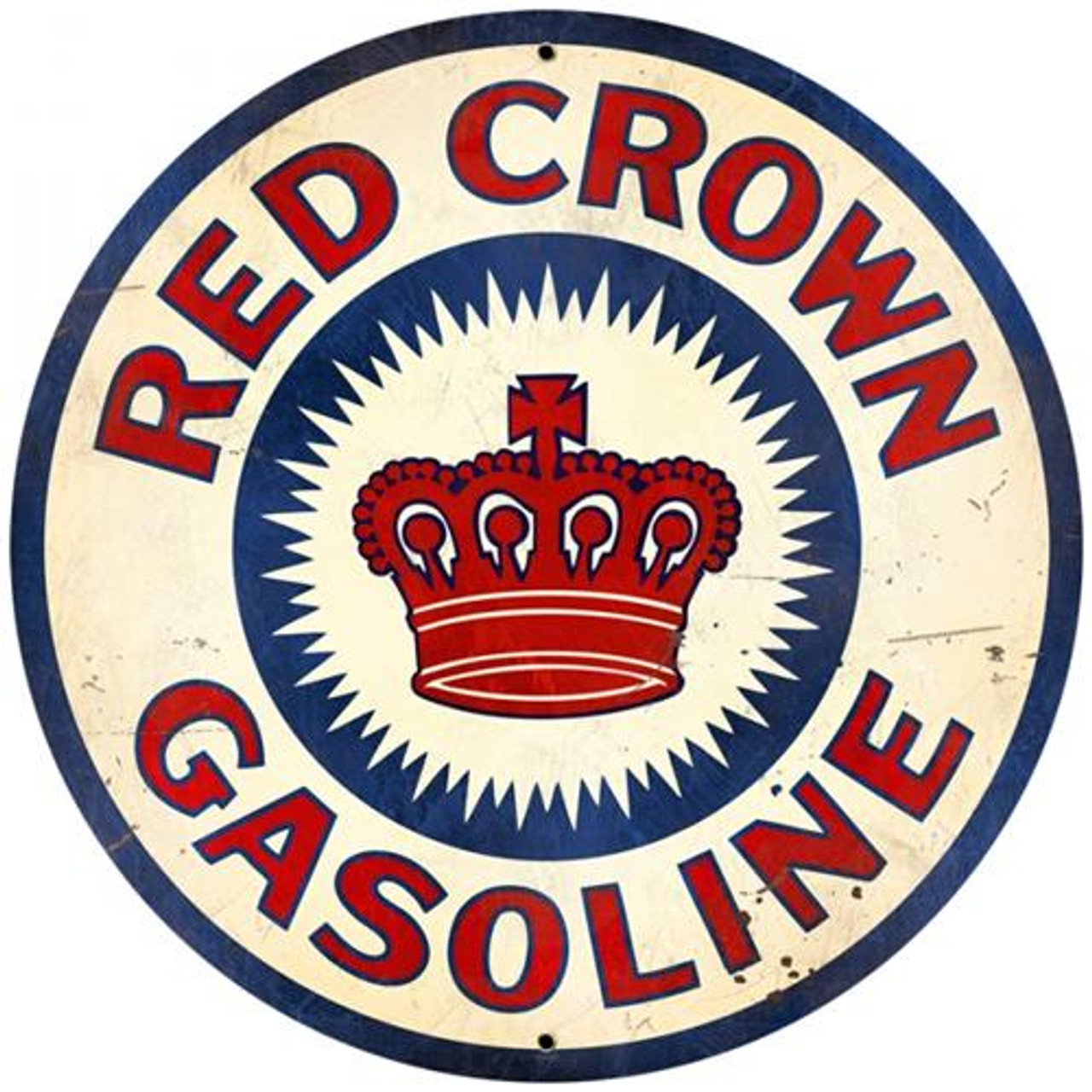 Set of 4 Coaters Red Crow Gasoline