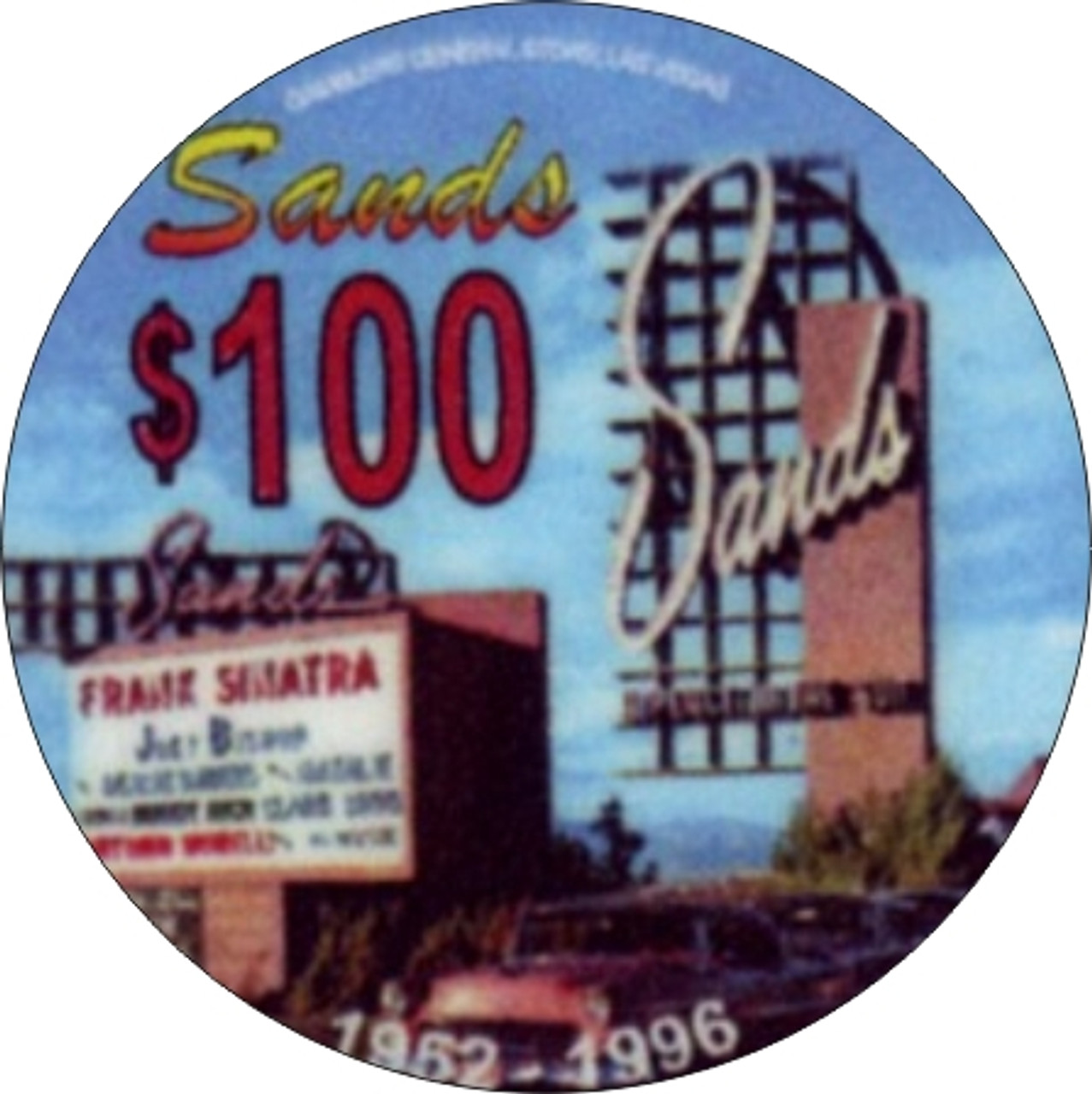Set of 4 Coaters Sands Hotel Home Of the Rat Pack And Frank Sinatra