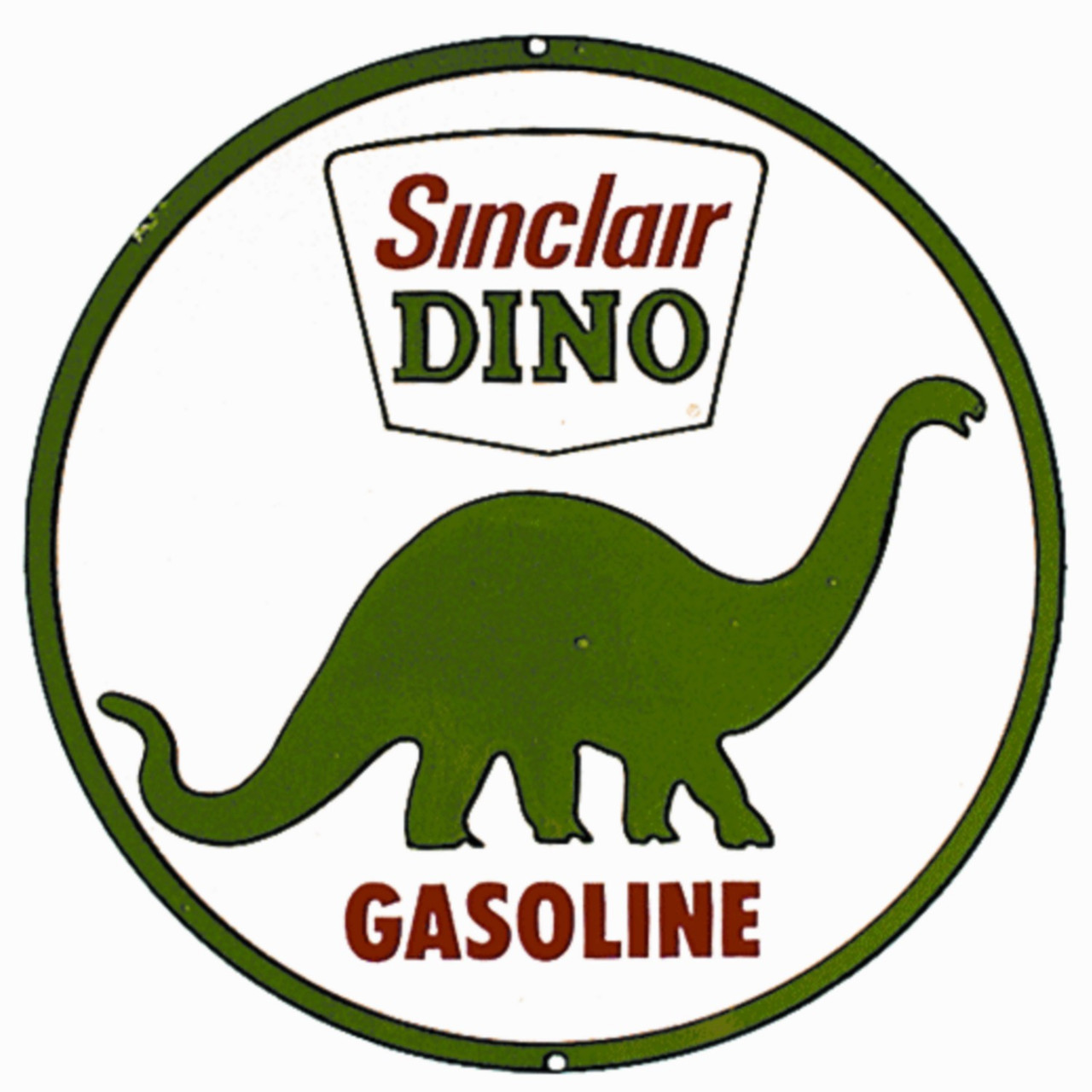 Set of 4 Coaters Sinclair Dino Gasoline