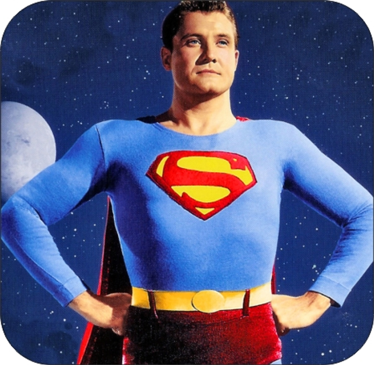 Set of 4 Coaters Superman George Reeves 1955