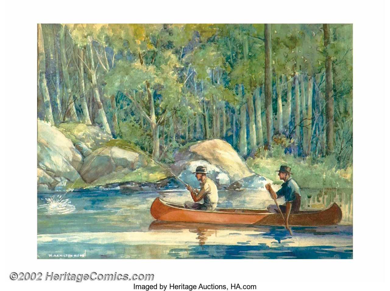 Travel Poster Visit Lake Tahoe Cabin Fishing Camp And Fire