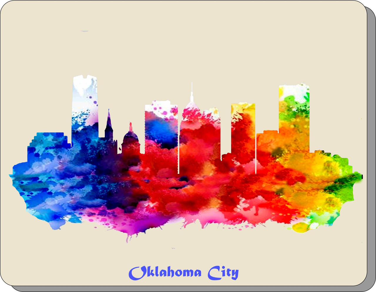 Oklahoma City Mouse pad